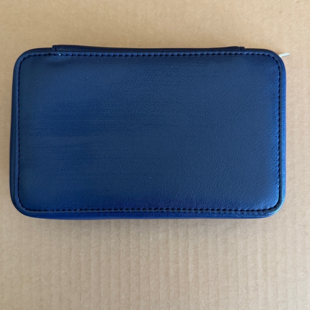 MISSONI For Delta Navy Chevron Cosmetic Case - Picture 2 of 6